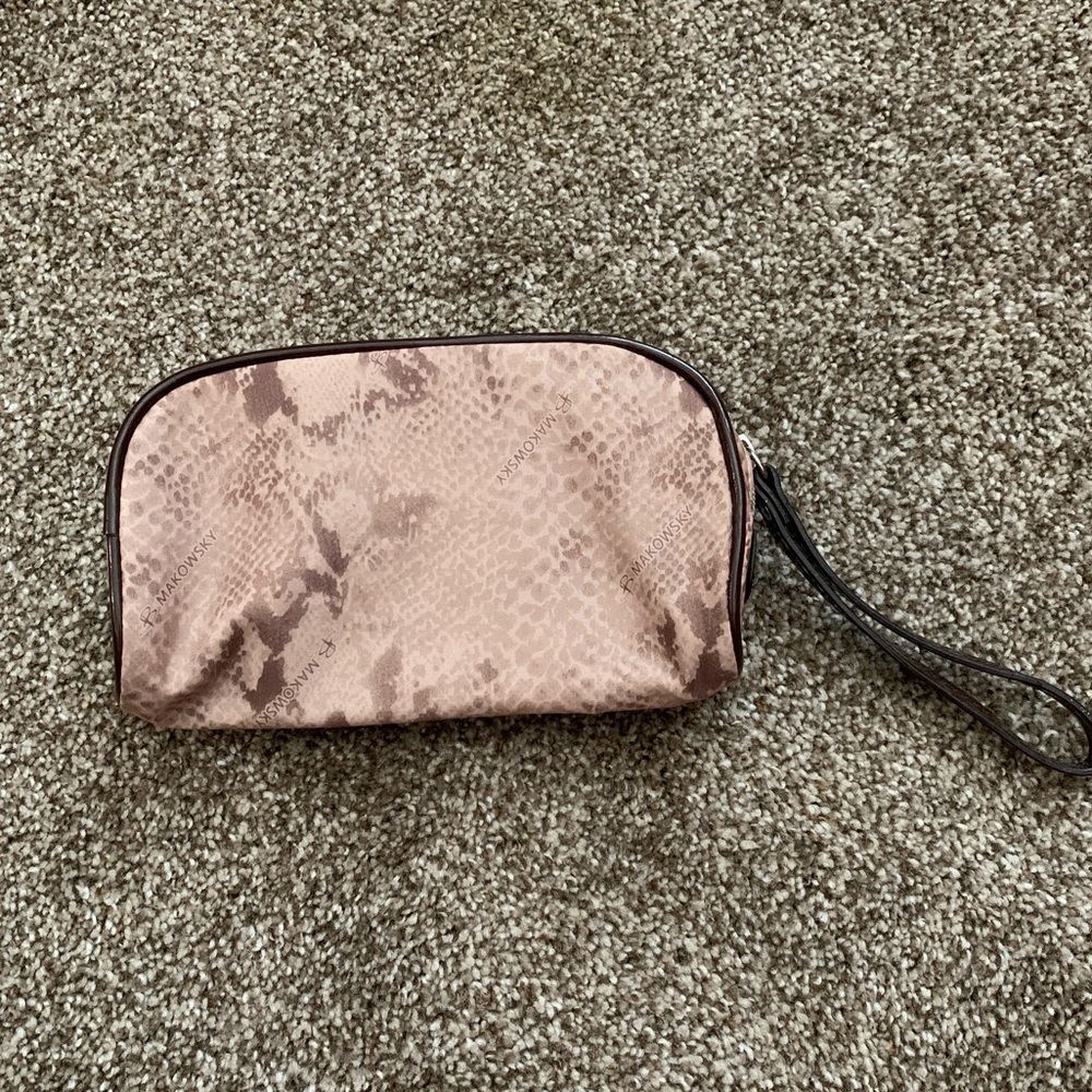 B. Makowsky Wristlet Cosmetic Bag